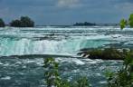 As impressionantes cataratas de Niagara, em Niagara Falls, na fronteira do Canadá e Estados Unidos